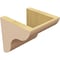 Ekena Millwork 7"W x 7"D x 7"H Wide Carmel Rough Cedar Woodgrain TimberThane Corbel, Primed Tan CORUR07X07X07CARRCPR - alternate 4